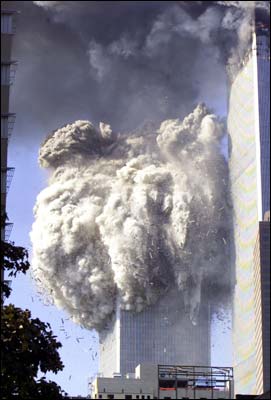 North Tower Collapses